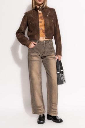 Misbhv High-waisted Jeans, Womens, Brown