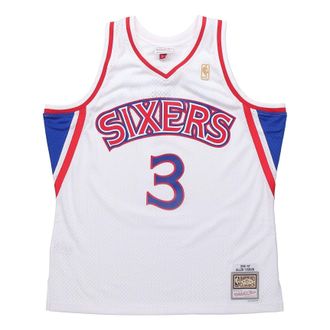 Mitchell & Ness x NBA Philadelphia 76ers 1996-97 Home Swingman Jersey Allen Iverson 3 SMJYGS18198-P76WHIT96AIV