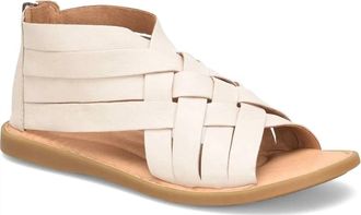 Born Womens Iwa Woven Sandal In White