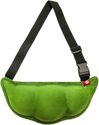 Generic Small Crossbody Bag Funny Pea Shaped Shoulder Bag Lightweight Chest Bag Cute Casual Travel Purse for Women Men