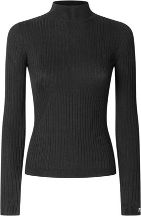 Pepe Jeans London Carla Perkins Jersey - Dames - Coltruien - Zwart - XL - Katoen - Truien & Vesten