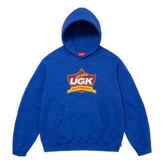 SUPREME x UGK Hooded Sweatshirt Blue Yellow White SUP-SS24-0141