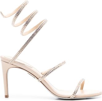 Rene Caovilla Sandali con strass 80mm - Toni neutri