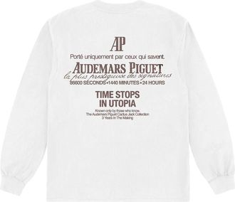 Travis Scott CJ x Audemars Piguet Utopia T-Shirt White CJAP-LS08
