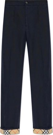 Burberry Heren, Broeken, Blauw, Maat: XL Katoen