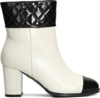 Gold & Rouge 65mm Tuli quilted boots - women - Calf Leather/Calf Leather/Calf Leather - 37 - White