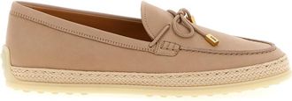 Tod's Pink Slip On Loafers