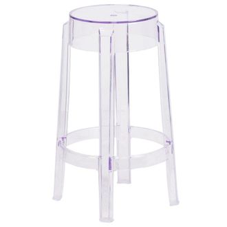 Flash Furniture 25.75 High Transparent Counter Height Stool