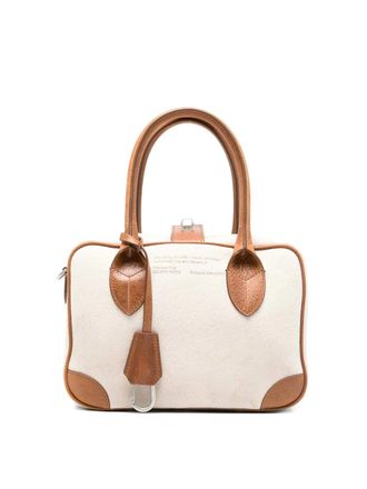 Golden Goose Ivory Canvas Tote Bag