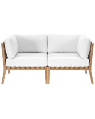 ModWay Clearwater Outdoor Patio Teak Wood Loveseat