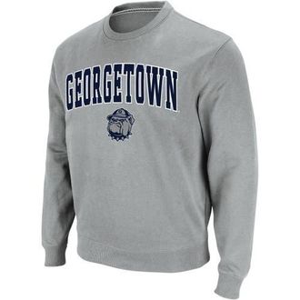 Colosseum Mens Colosseum Gray Georgetown Hoyas Arch & Logo Crew Neck Sweatshirt at Nordstrom, Size Xx-Large