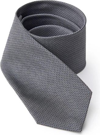 Jil Sander Zijden Jacquard Stropdas - Heren - Stropdassen - Grijs - ONE Size - Accessoires