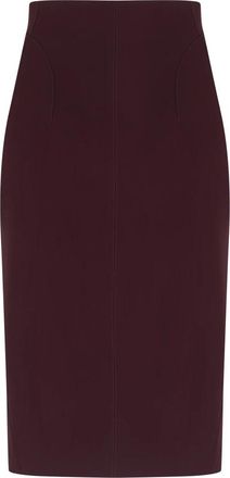 MUGLER Bodycon Rok - Dames - Kokerrokken - Bruin - XS - Wol - Rokken