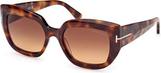 Tom Ford FT1192 SALTZMAN 53F Womens Sunglasses Tortoiseshell Size 53