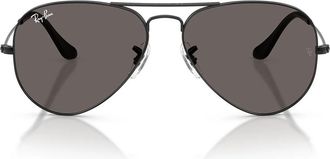 Ray-Ban Sunglasses Rb3025 002/B1 Aviator Black/Dark Gray Unisex