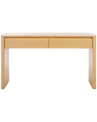 Safavieh Couture Bellarose Travertine Console Table