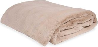 Maisons du monde Plaid imitaci&oacute;n piel 150x180