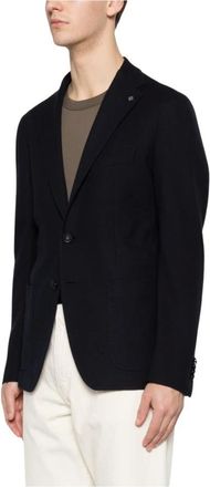 Tagliatore Blazer - Heren - Blazers - Blauw - 2XL - Leer - Jassen