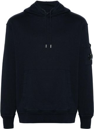 C.P. Company Diagonal Fleece cotton hoodie - men - Cotton - S - Blue