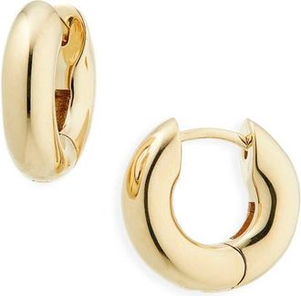 &Eacute;liou Mini Devon Huggie Hoop Earrings in Gold at Nordstrom