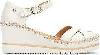 Pikolinos Aguadulce Wedge Sandal - Dames - Sleehakken - Beige - 42 EU - Leer - Schoenen