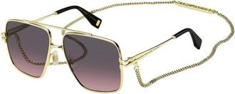Marc Jacobs Stijlvolle zonnebril van topkwaliteit - unisex - Zonnebrillen - Geel - 59 MM - Accessoires