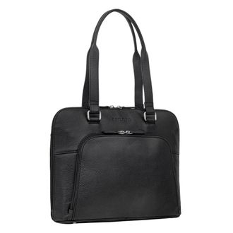 STILORD Hermione Business Bag 13,3 Women Leather Office Bag Briefcase Notebook Bag Document Bag Women Genuine Leather Vintage, Colour:black