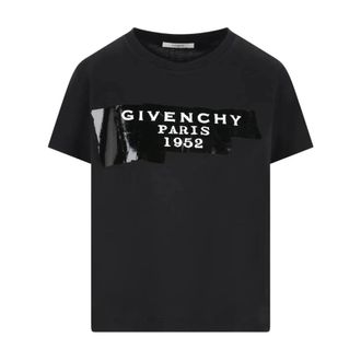 Givenchy Paris 1952 Graphic T-Shirt - female - Givenchy - T-Shirts - Black - XS - Tops