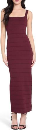 Guess Esme Sleeveless Bandage Maxi Dress in Red at Nordstrom, Size X-Large