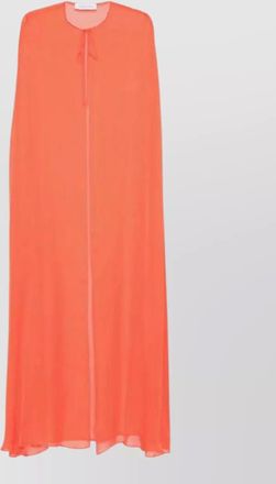 Raquel Diniz bianca cape dress tie detail lavaliere