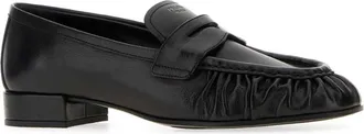 Prada Womens Loafer Black Calf