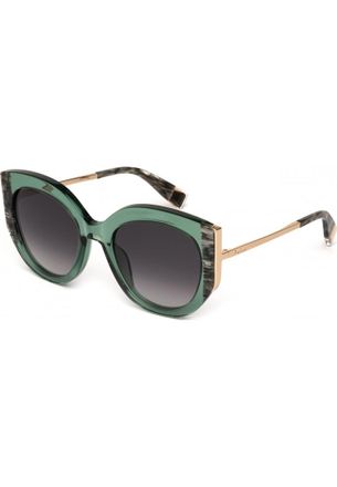 Furla Womens SFU820 53 03GE Sunglasses - Green - One Size