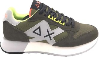 Sun 68 Jaki 2.0 Fluo - Heren - Sneakers - Groen - 42 EU - Nylon - Schoenen