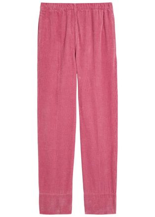 American Vintage Padow Straight-leg Corduroy Trousers - Dark Pink - S (UK8-10 / S)