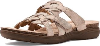 Clarks April Rae Womens Sandals Bronze Metallic Synthetic : 9.5 B - Medium, Leather