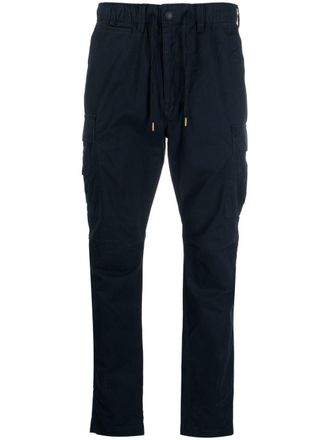 Polo Ralph Lauren drawstring-waist tapered trousers - Blue