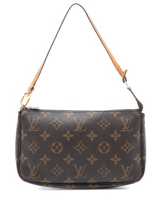 Louis Vuitton 2001 Monogram Pochette Accessoires shoulder bag - Bruin