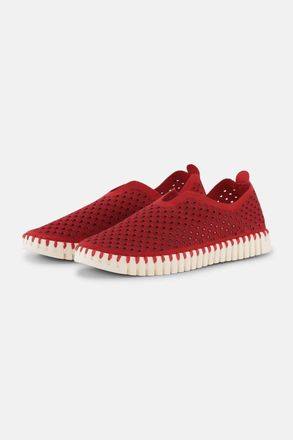 Ilse Jacobsen Womens Tulip Slip On Shoes In Deep Red