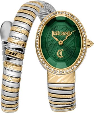 Just Cavalli Velina Green Dial Ladies Watch JC1L353M0065