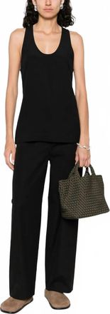 Toteme Twisted Seam Trouser In Black