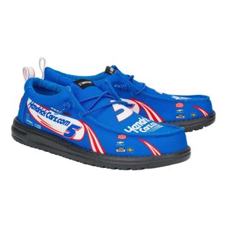 Hey Dude X Nascar Kyle Larson 43075-4D9 Mens Blue Comfort Shoes MEW2405