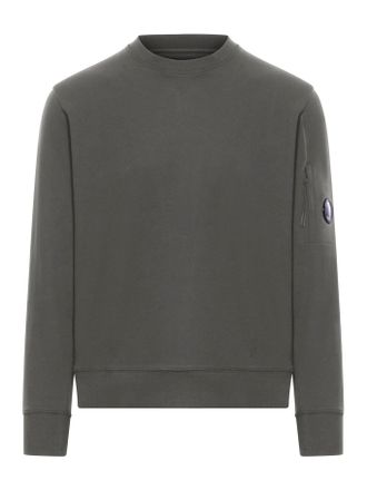 C.P. Company CREW NECK FLEECE SWEATSHIRT WITH EMBOSSED LENS - Cp Company - Man