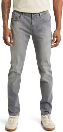 7 For All Mankind Luxe Performance Plus Slimmy Taper Jeans in Grey at Nordstrom, Size 31