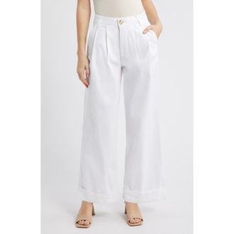 Wit & Wisdom Skyrise Wide Leg Pants in White at Nordstrom Rack, Size 18 (Similar To 14W)