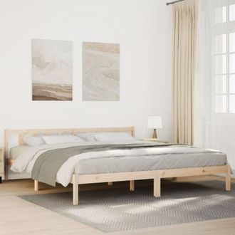 vidaXL Letto Extra Lungo senza Materasso 180x220 cm in Legno di Pino - Vidaxl