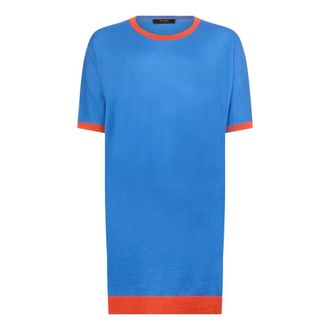 Moorer Iolanda T-shirt Dress - female - Moorer - Short Dresses - Blue - M - Dresses