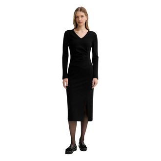 Liviana Conti Dames, Jurken, Zwart, Maat: S Viscose
