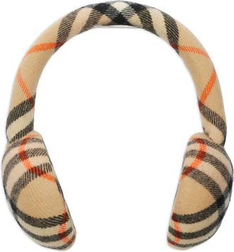 Burberry Checked Ear Muffs - Unisex - Polyurethane/Wool