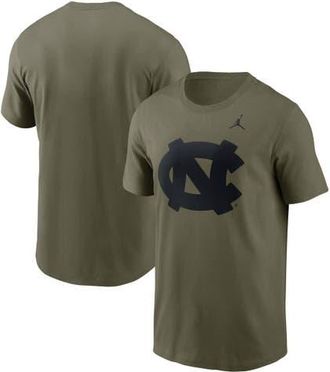 Jordan Brand Mens Jordan Brand Olive North Carolina Tar Heels Primetime Logo Performance T-Shirt at Nordstrom, Size Medium