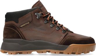 Mephisto Lace-up Boots - Heren - Veterlaarzen - Bruin - 46 EU - Leer - Schoenen